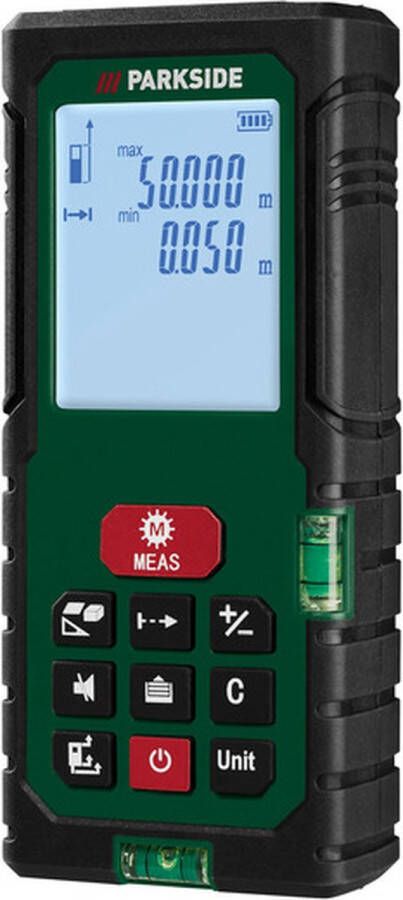 PARKSIDE laserafstandsmeter 50m inclusief batterijen