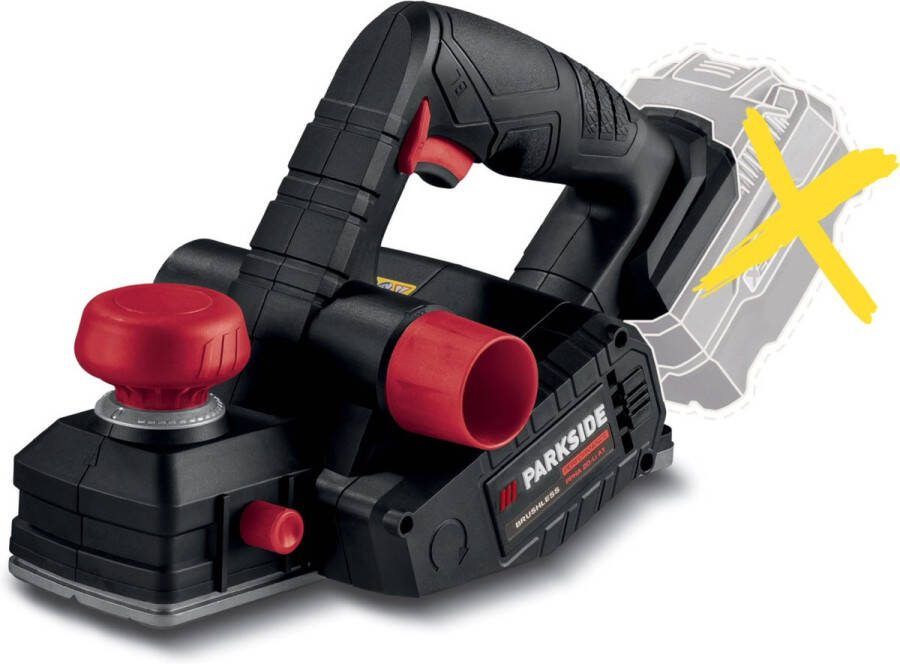 PARKSIDE Performance Accu Schaafmachine 20V Toerental: 14.000 tpm Schaafdiepte: max. 17 mm Schaafbreedte: 82 mm Exclusief accu en snellader