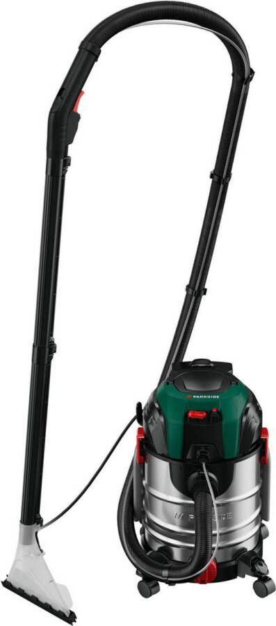 Parkside | Tapijtreiniger | Tapijtreiniger stofzuiger | Krachtige nat- en droogzuiger | 1600W | 7 5 m kabellengte |