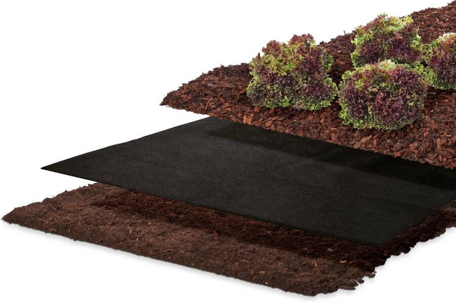 PARKSIDE Worteldoek 5 x 1.5m Kunststof Apart op maat te snijden Tegen onkruid