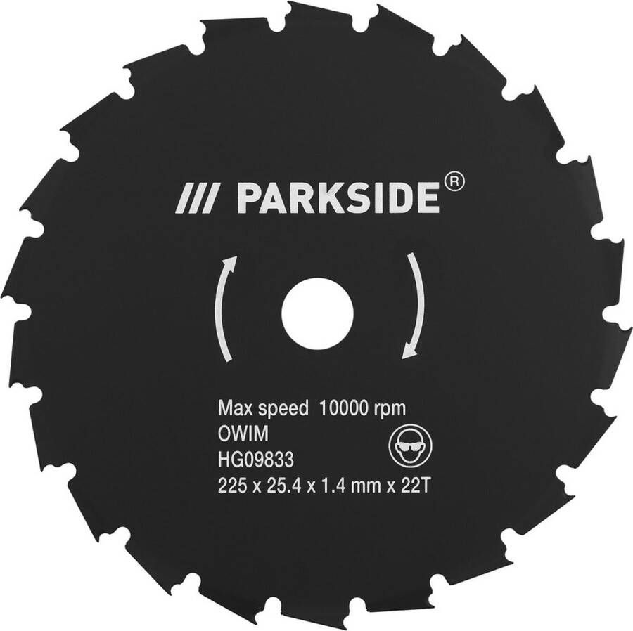 PARKSIDE Zaagblad voor grastrimmer 225mm