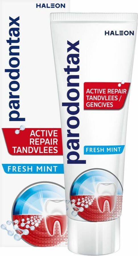 Parodontax 3x Active Repair Tandvlees Fresh Mint 75 ml