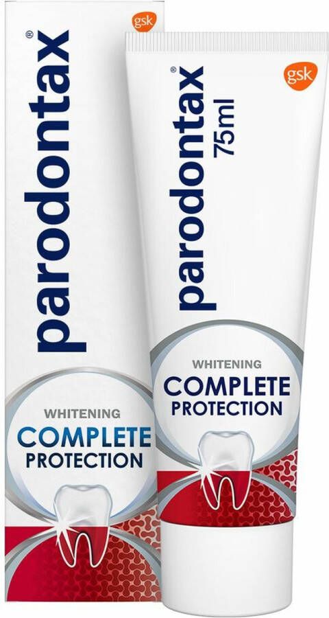 Parodontax 3x Complete Protection Whitening tegen Bloeden Tandvlees 75 ml