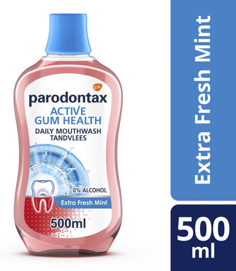 Parodontax Active Gum Health Mondwater Extra Fresh Mint voor gezond tandvlees 500 ml