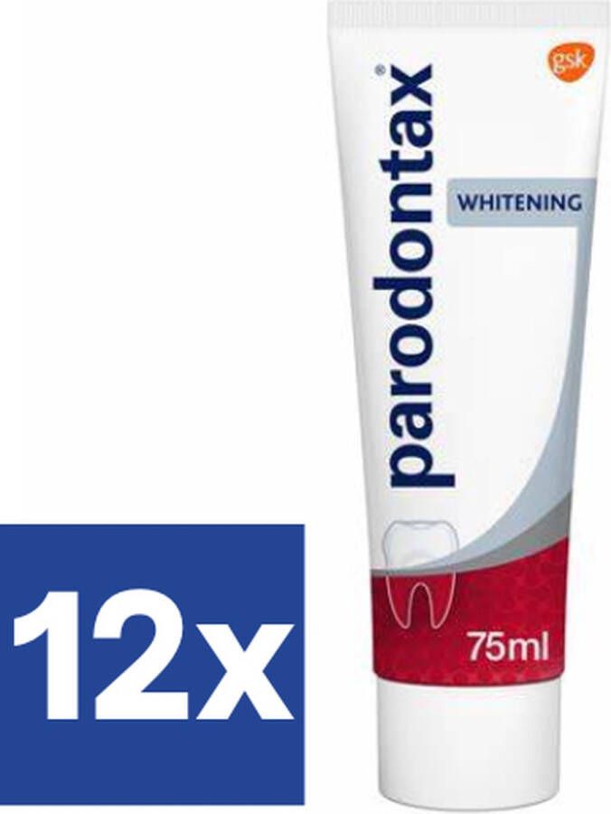 Parodontax Paradontax Whitening tandpasta 12 x 75 ml