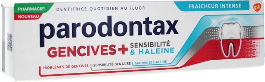 Parodontax Tandvlees + Gevoeligheid & Intense Frisse Adem 75 ml