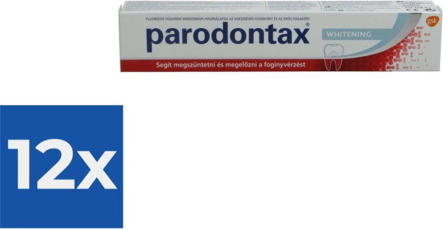 Parodontax Tandpasta Whitening 75ml Voordeelverpakking 12 stuks