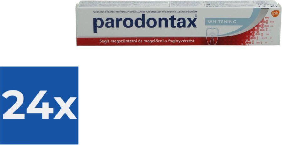 Parodontax Tandpasta Whitening 75ml Voordeelverpakking 24 stuks