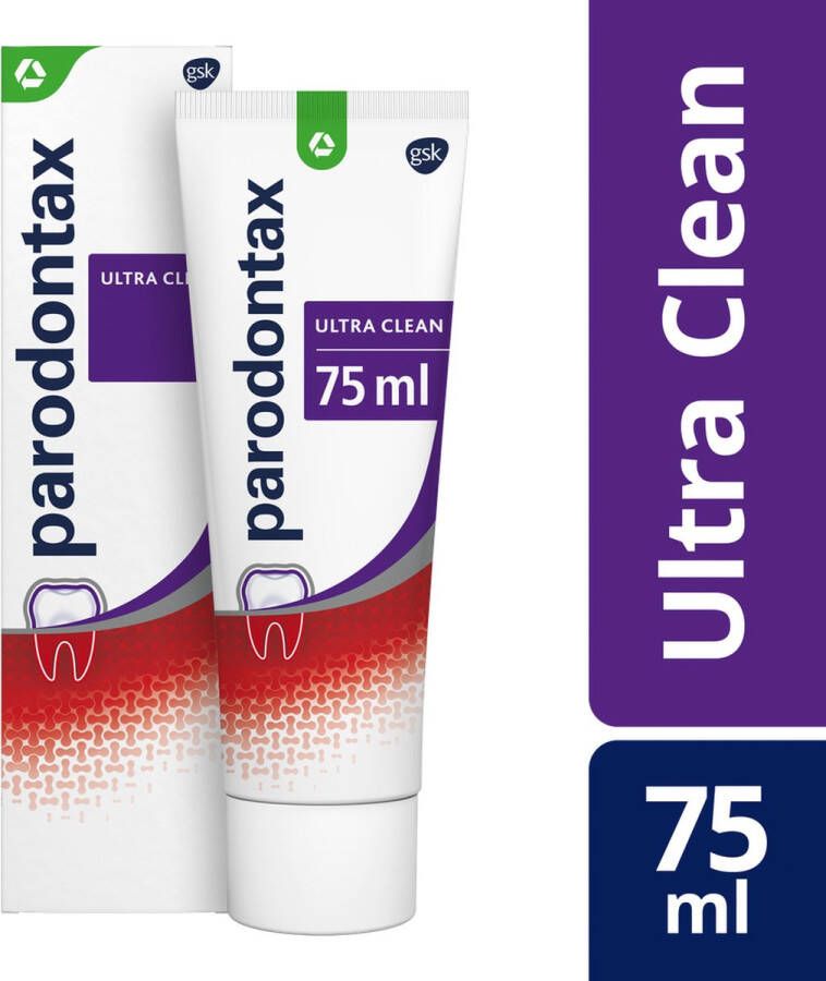 Parodontax Ultra Clean Tandpasta dagelijkse tandpasta tegen bloedend tandvlees 75ML