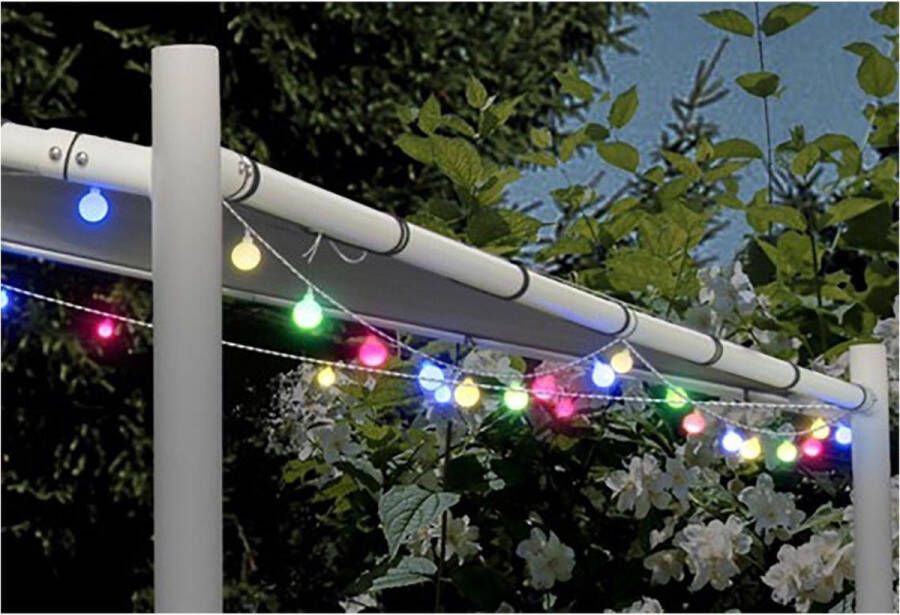 Party Lighting LED Multicolour Feestverlichting Prikkabel 80 Lampen 16 Meter IP44