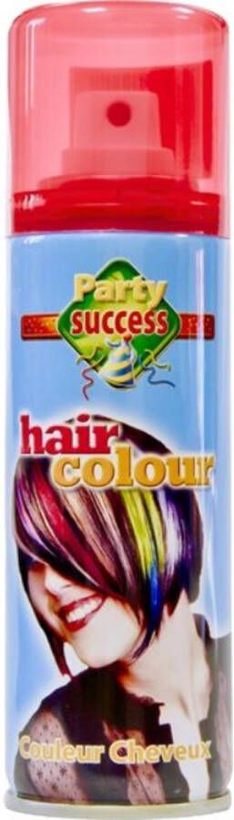 Party Success Haarspray 125ml Kleur Fluoriserend Rood Red