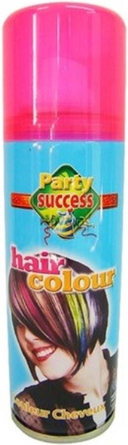 Party Success Haarspray 125ml Kleur Fluoriserend Roze Pink