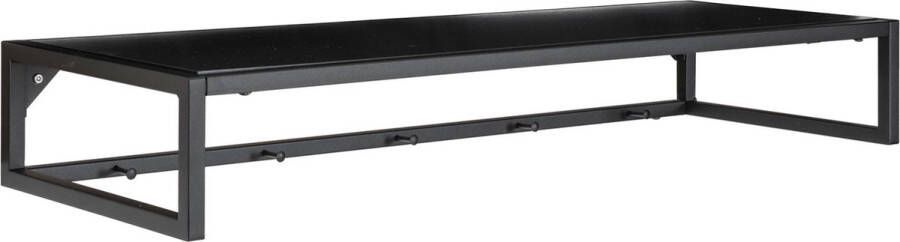 Parya HOME Vita Hoedenplank met zwart frame en zwarte plank