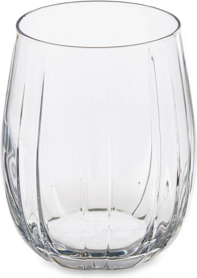 Pasabahce Drinkglazen waterglazen luxe glas set 6x stuks 400 ml Drinkglazen
