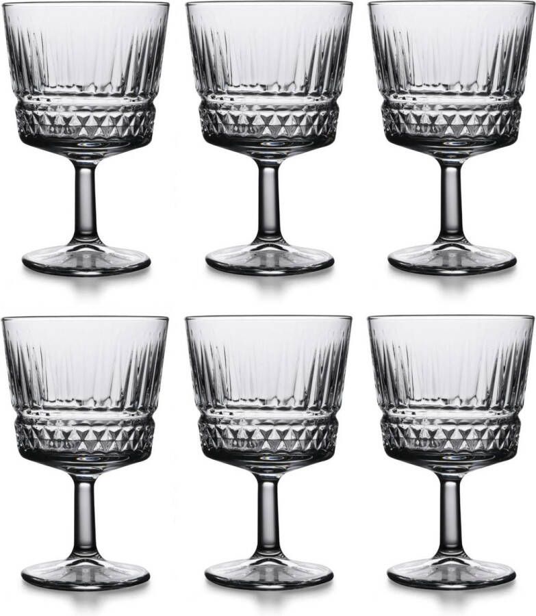 Pasabahce Elysia cocktailglazen wijnglazen 6 stuks 260 ml