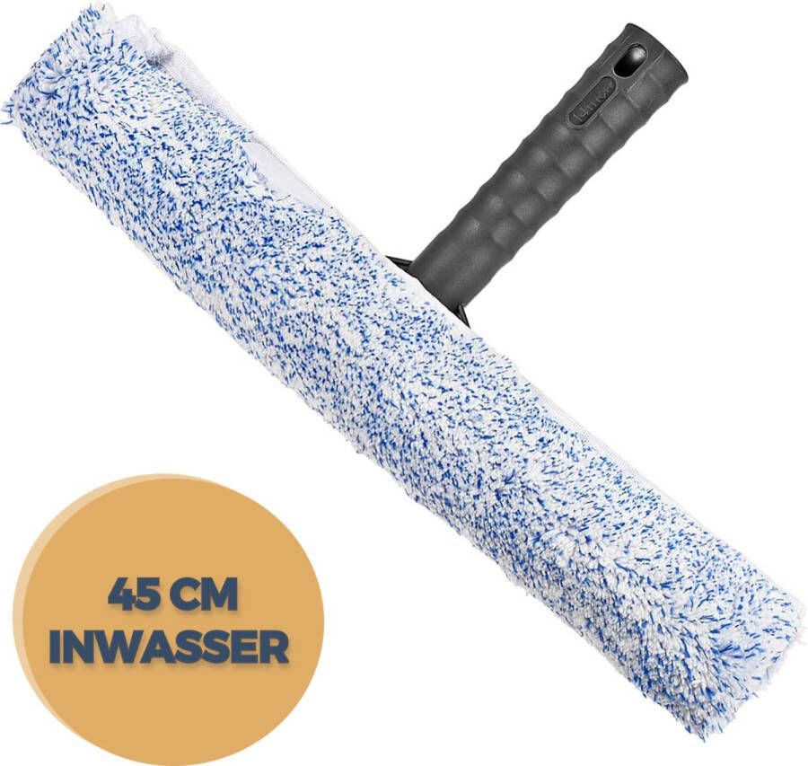 Pasper Inwasser Professioneel 45 cm inwashouder raamwisser raamtrekker voor multifunctioneel gebruik ramen douche en auto