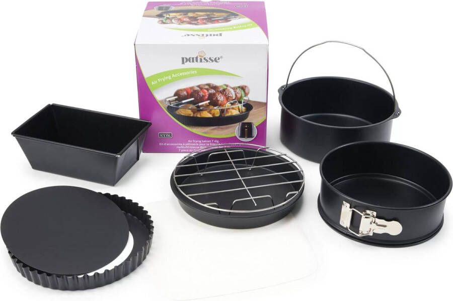 Patisse 7 – delige accessoires set voor normale heteluchtfriteuses