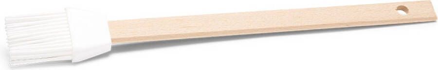 Patisse Bakkwast 27 Cm Siliconen hout Wit 2-delig