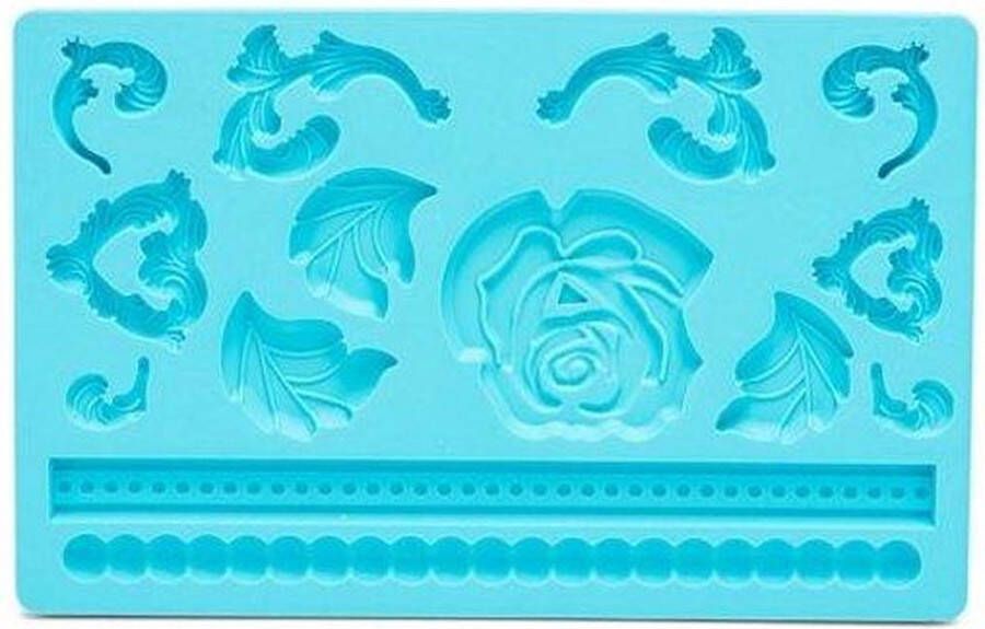 Patisse Bakaccessoire 20 X 12 Cm Siliconen Blauw Fondant-vorm