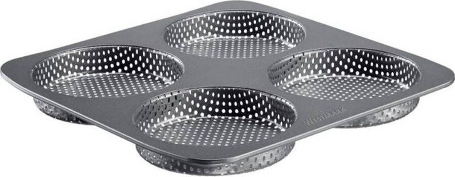 Patisse Hamburger broodjesvorm 4 vaks