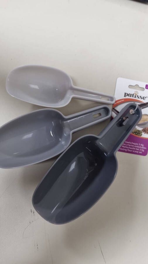 Patisse Meel lepel set van 3 nestbaar