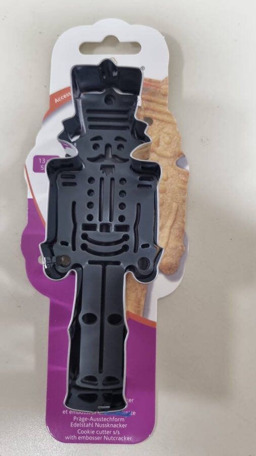 Patisse Notenkraker uitsteker + stempel