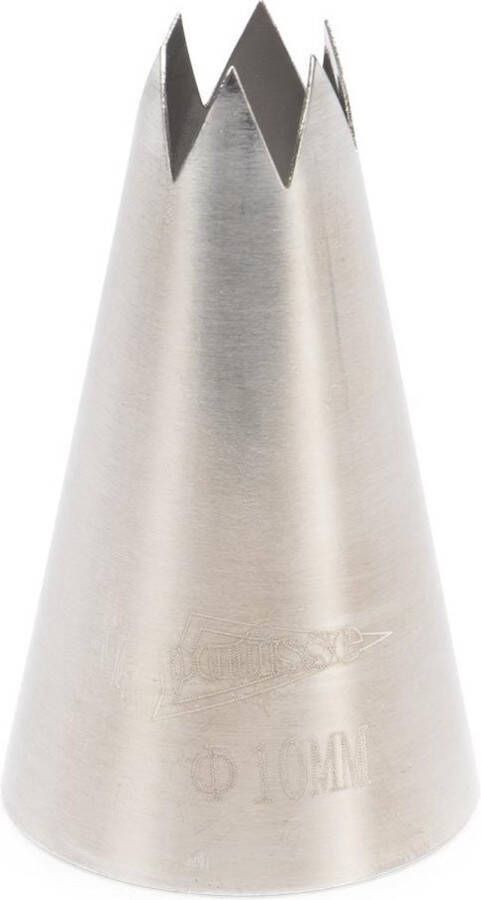 Patisse Spuitmondje rvs ster 11 mm