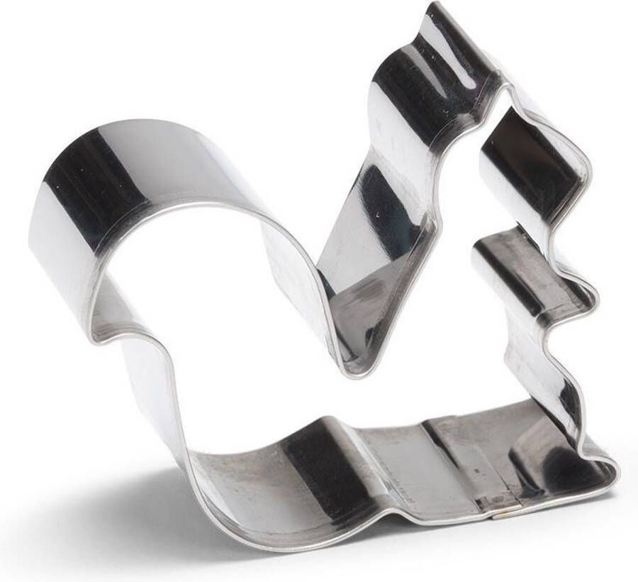 Patisse uitsteekvorm Eekhoorn 7 cm RVS zilver