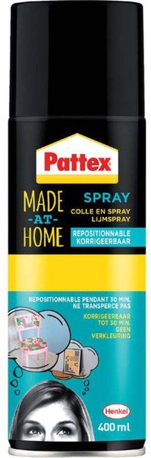 Pattex Lijm hobby spuitbus non-permanent 400ml 1 stuk 6 stuks