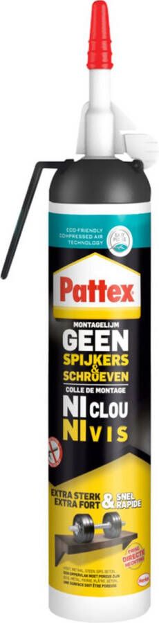 Pattex Montagelijm Geen Spijkers & Schroeven 254 g EASY PACK montage lijm kit