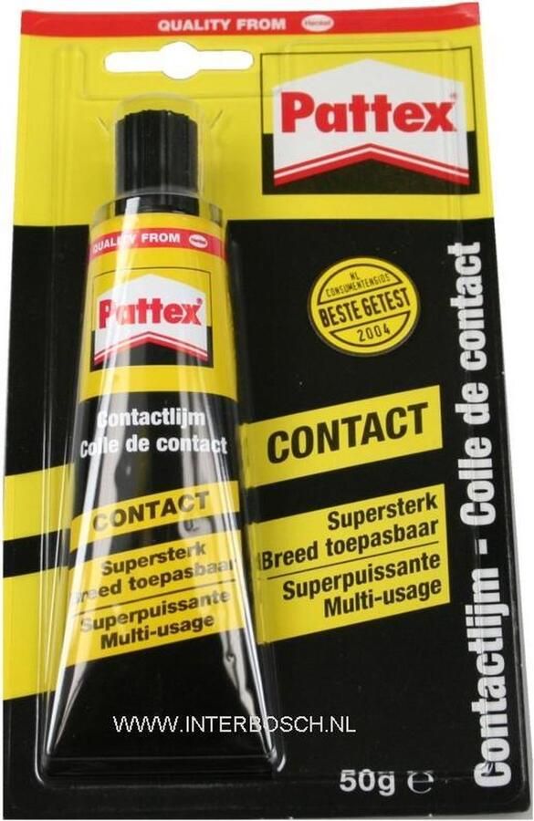 Pattex lijm tube 50gram op blister a 1 stuk 12 stuks