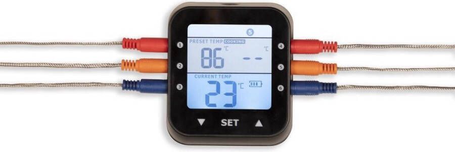 Patton Emax Bluetooth Smart thermometer VI incl. 6 RVS probes