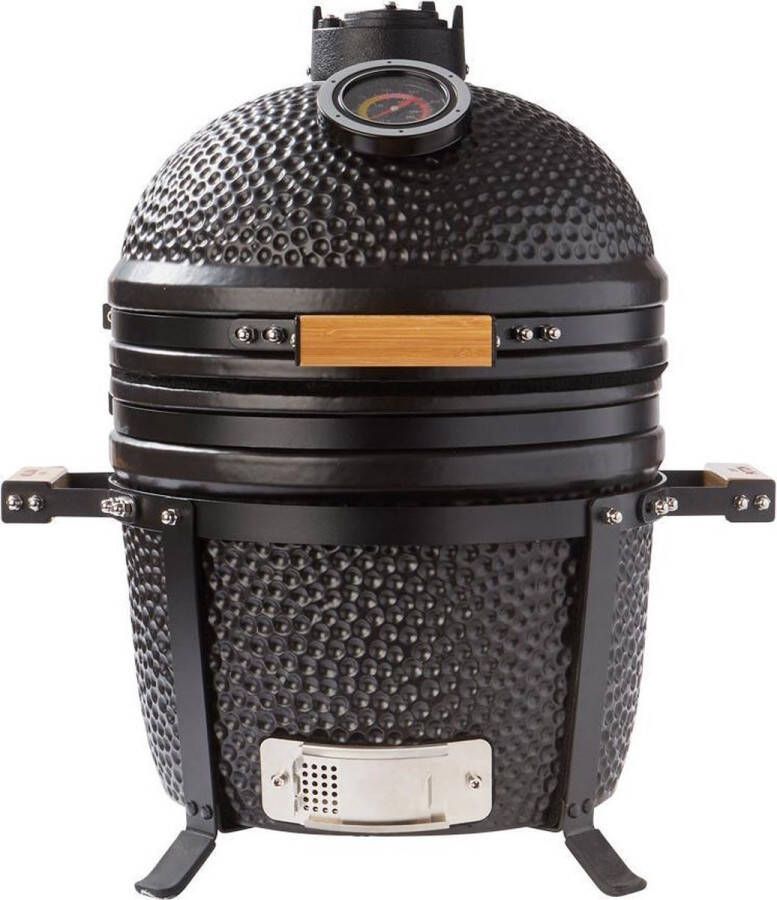 Patton Kamado 15 Tafel model Keramische barbecue Premium Black Medium Compleet Mat Zwart