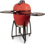 Patton Kamado 21 Premium Red Devil Keramische barbecue incl. Bluetooth kerntemperatuurmeter LED verlichting Large Compleet Rood - Thumbnail 1