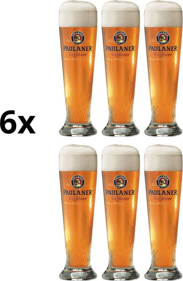 Paulaner Bierglas 50cl Doos 6 stuks