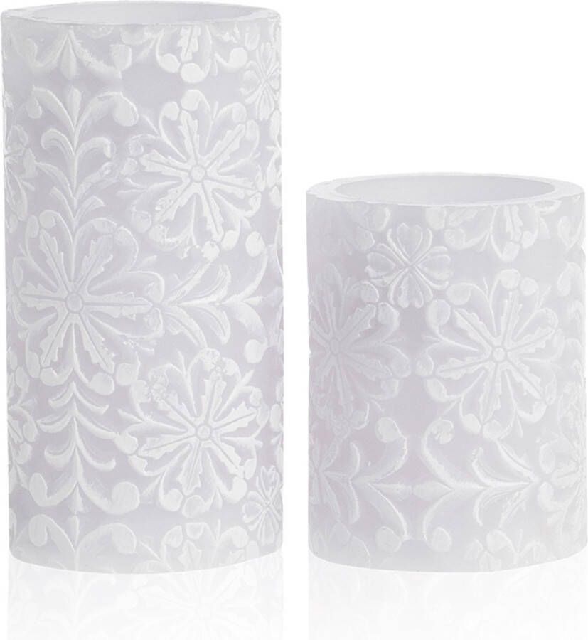 Pauleen Little Lilac Wax LED Kaarsen Set van 2