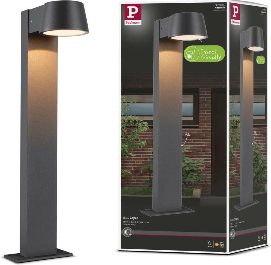 Paulmann Led-bolderlamp Buiten 230V Capea Aluminium Antraciet Insect friendly (1 stuk)