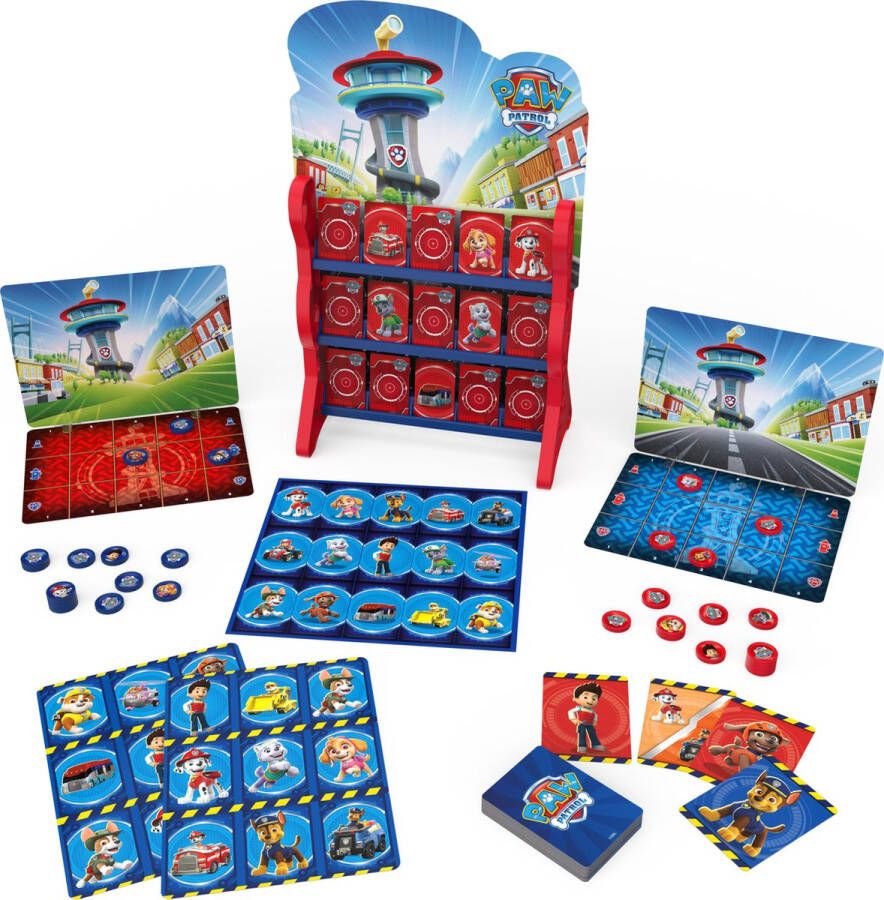 PAW Patrol Bordspel Kinderspelletjespakket Met o.a dammen memory en bingo