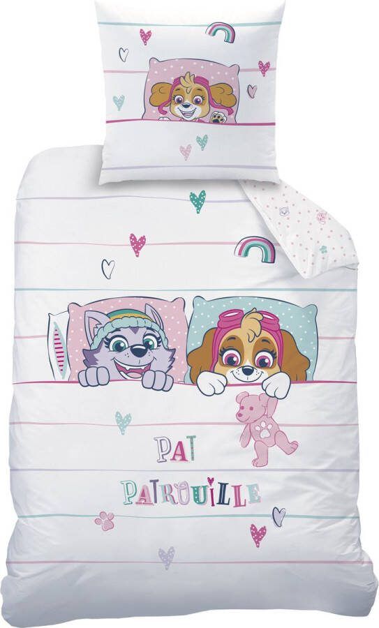 PAW Patrol Dekbedovertrek Douce Nuit Eenpersoons 140 x 200 cm Katoen
