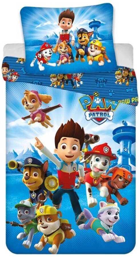 PAW Patrol Dekbedovertrek Fly Eenpersoons 140 x 200 cm Polykatoen