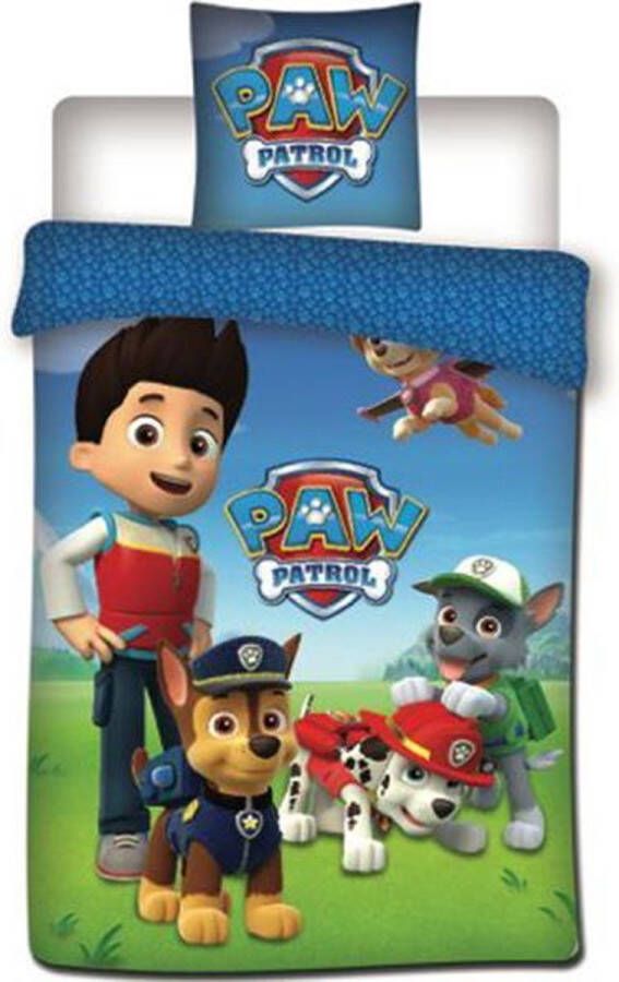 Disney Paw Patrol dekbedovertrek Microvezel 1-persoons (140x200 cm + 1 sloop) Multi