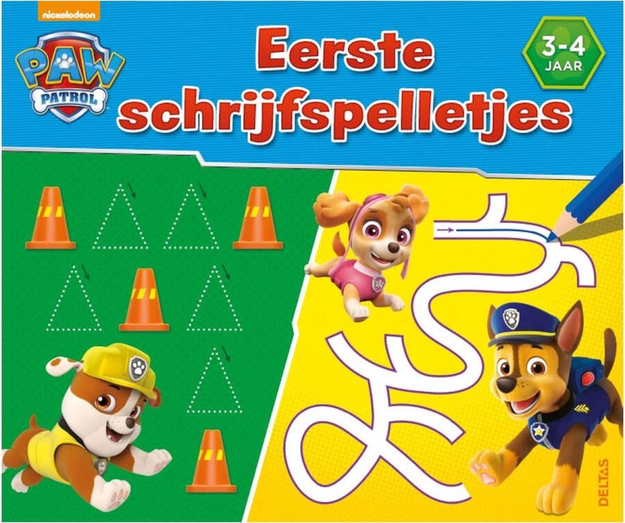 PAW Patrol Kleurboek Eerste Schrijfspelletjes 3-4 jaar