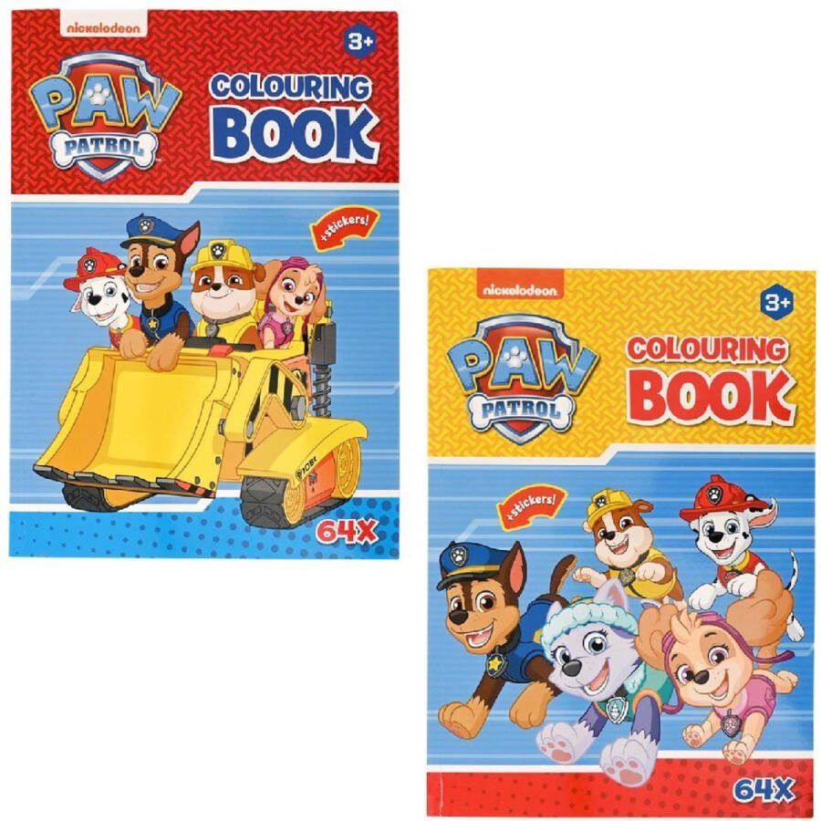 PAW Patrol Kleurboek + Stickers Assorti