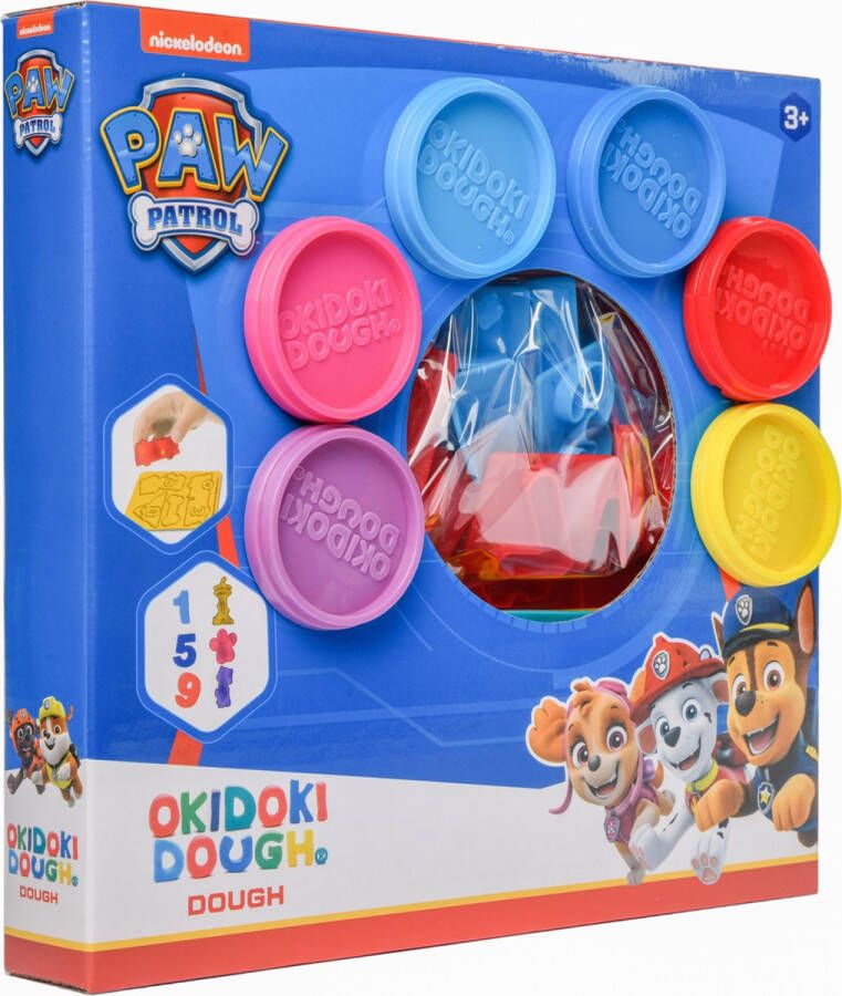 PAW Patrol Okidoki Dough Speelklei Vormen & Nummers Prijs per Stuk