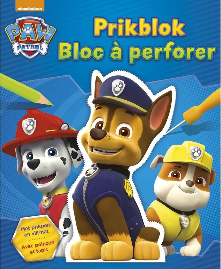 PAW Patrol Kleurboek Prikboek