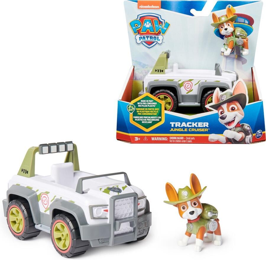PAW Patrol Zuma's Hovercraft speelgoedauto met speelfiguur 68% gerecycled plastic duurzaam speelgoed