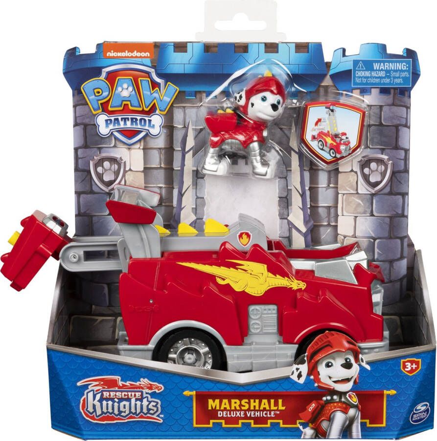 PAW Patrol Rescue Knights Marshall Transformerend Speelgoedvoertuig