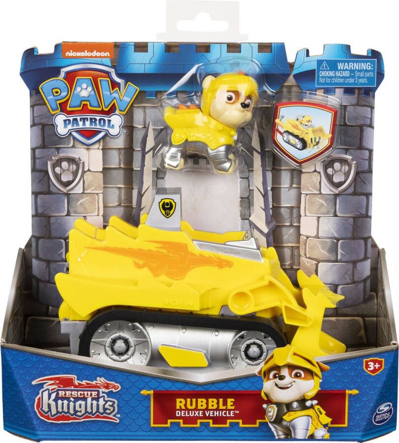 PAW Patrol Rescue Knights Rubble Transformerend Speelgoedvoertuig