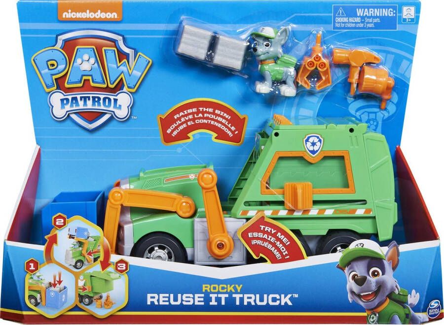 PAW Patrol Rocky Recyclewagen Speelgoedvoertuig