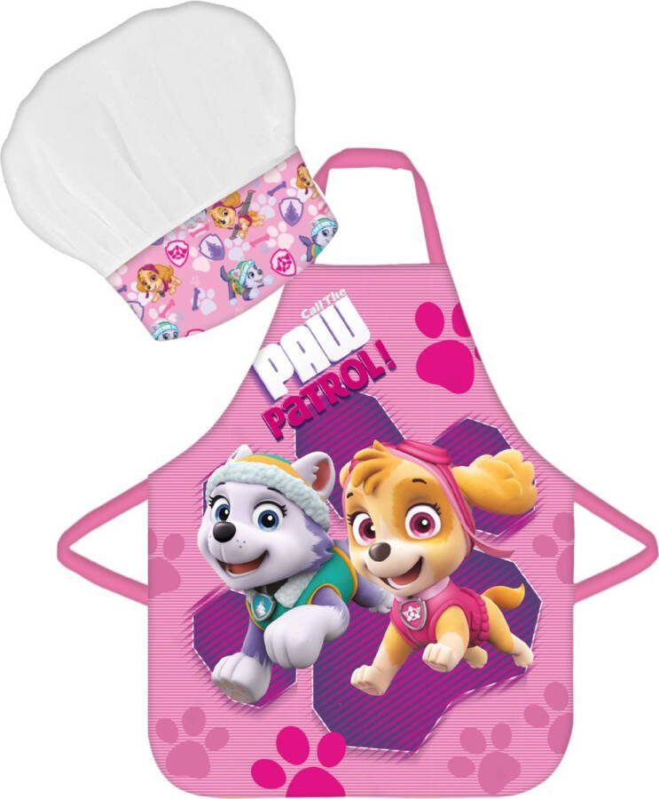 PAW Patrol Schort en koksmuts Roze Skye Kinderen